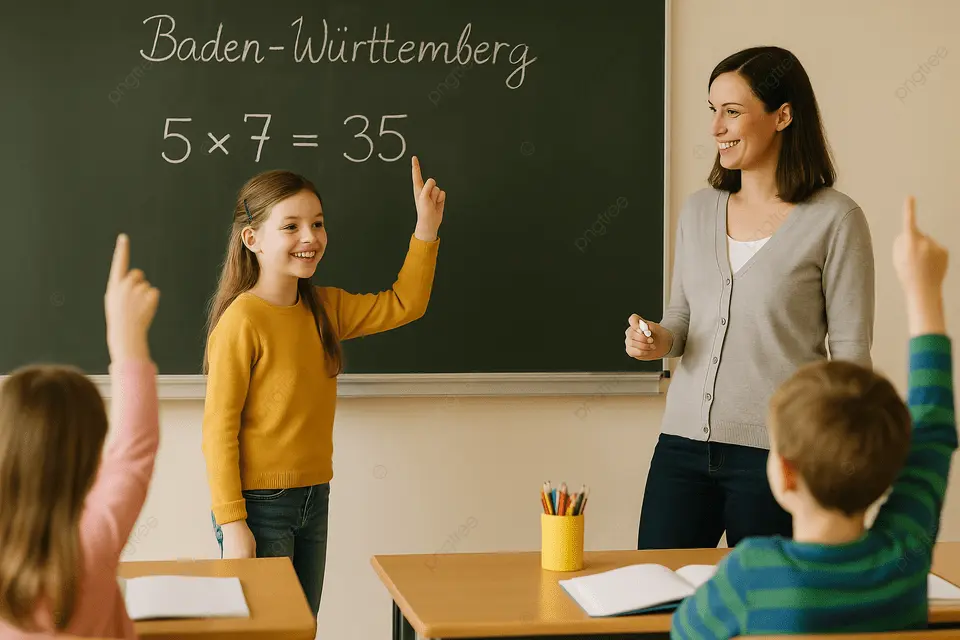 CBSE Online Tutoring – Teacher guiding students in classroom